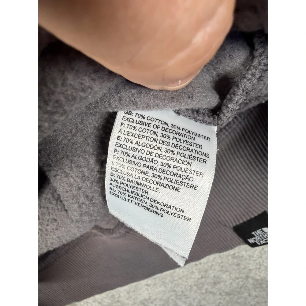 The North Face Men's Sweater Half Dome Grey A4M4B Pullover Hoodie Large